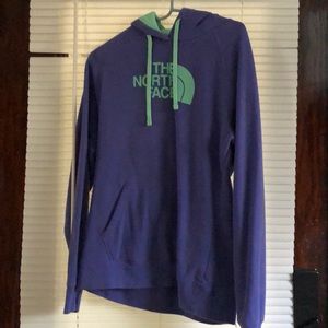 North face hooded sweatshirt